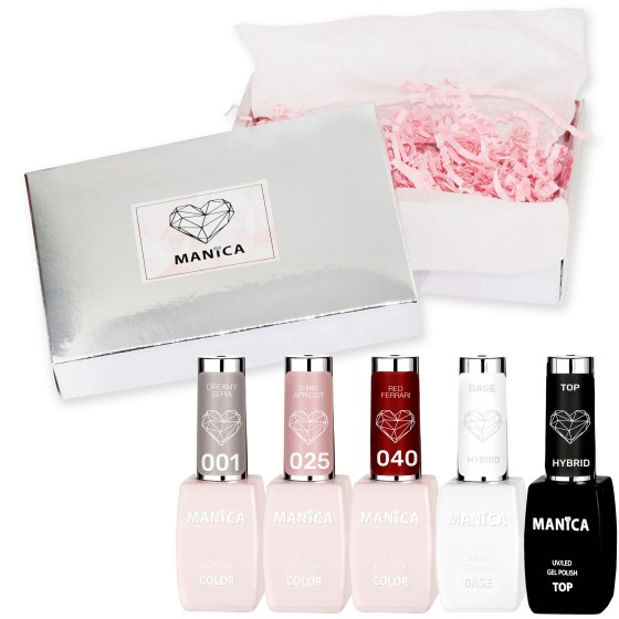 Color Box - Zestaw 5 lakierów hybrydowych w pudełeczku | MANICA.PL