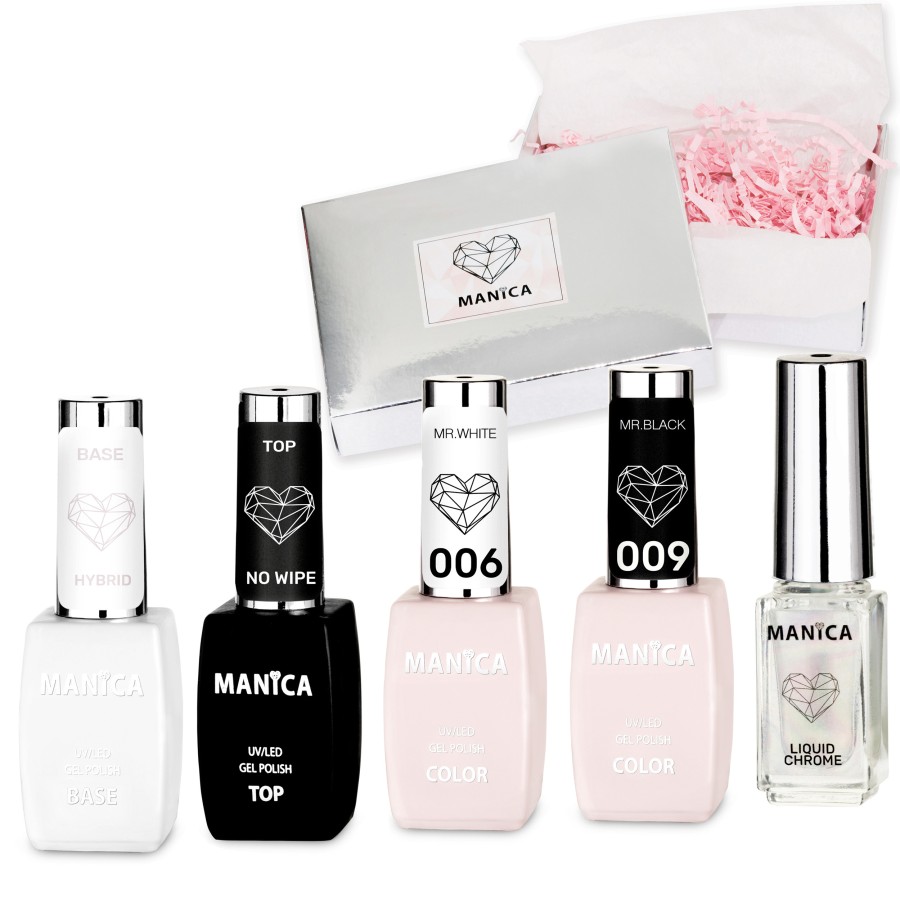 Zestaw Mani Chrome Glow - Zestaw z efektami chromowymi | MANICA.PL