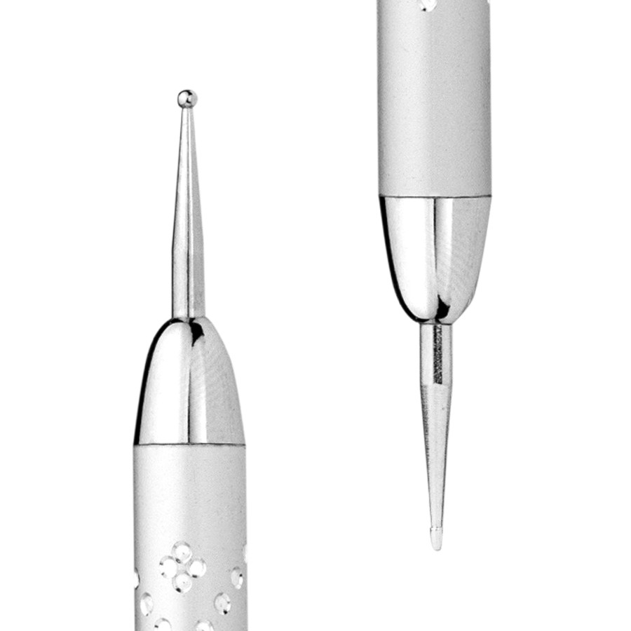 Sonda z cyrkoniami srebrna - Luksusowa sonda do zdobień | MANICA.PL