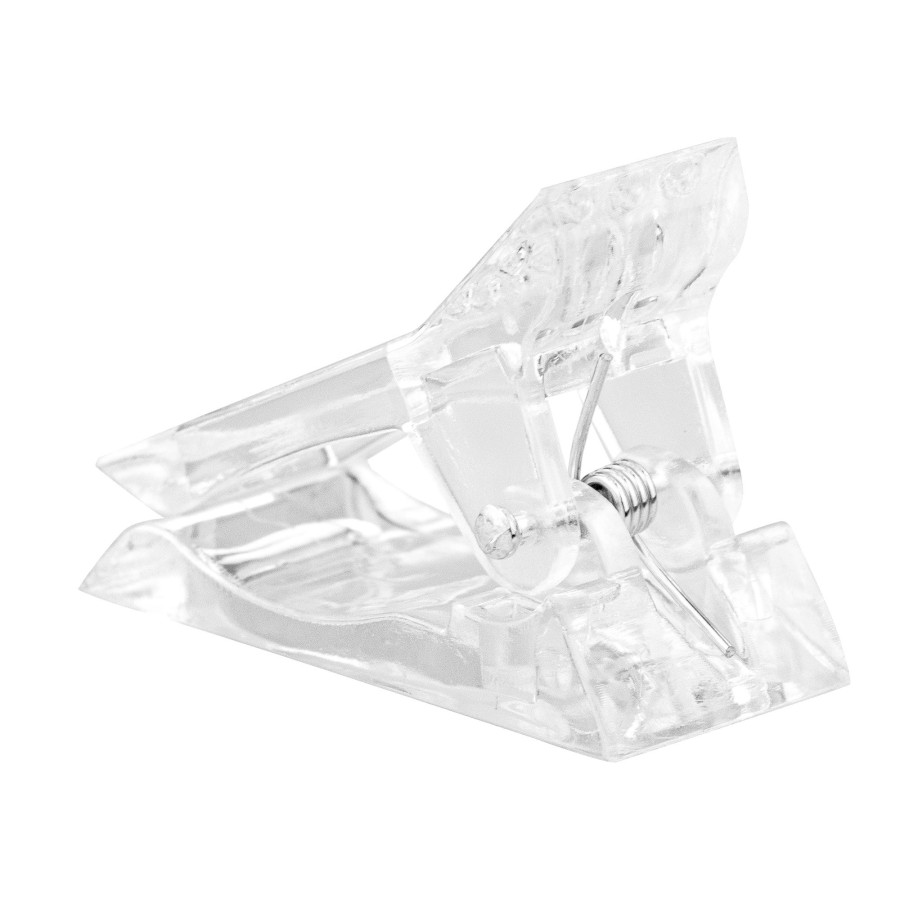 Klips plastikowy do zaciskania Clear praktyczny | MANICA.PL
