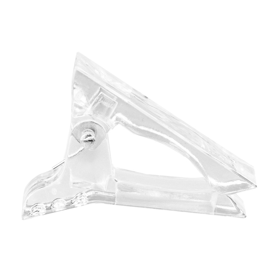 Klips plastikowy do zaciskania Clear praktyczny | MANICA.PL