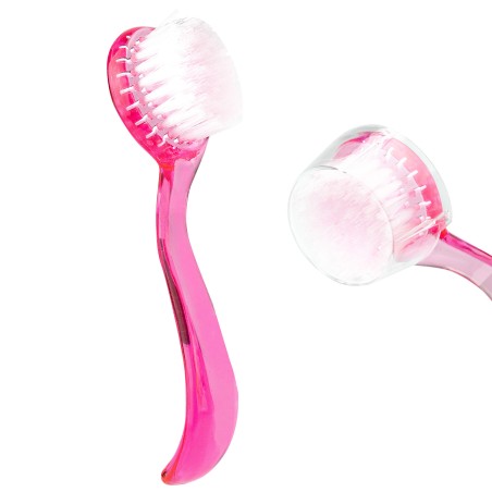 Manica Szczoteczka do manicure z rączką Pink