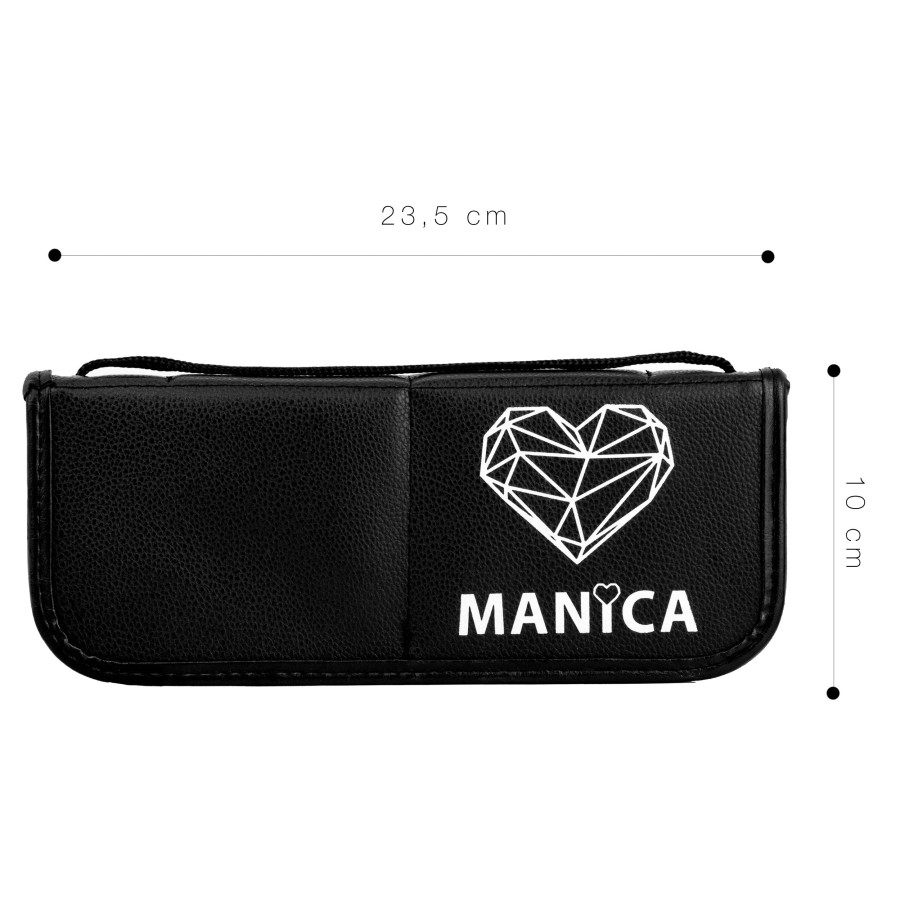 Zestaw Piórnik + 3 pędzelki  profesjonalna stylizacja | MANICA.PL