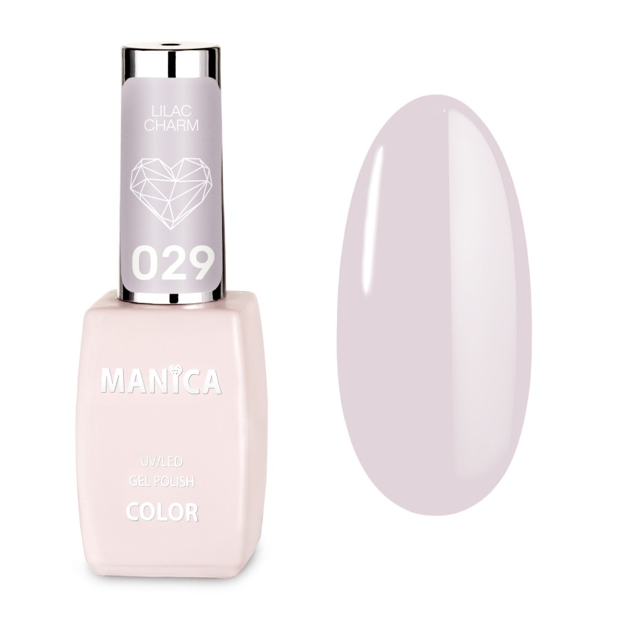 Lakier Hybrydowy LED/UV jasny fioletowy delikatny manicure | MANICA.PL