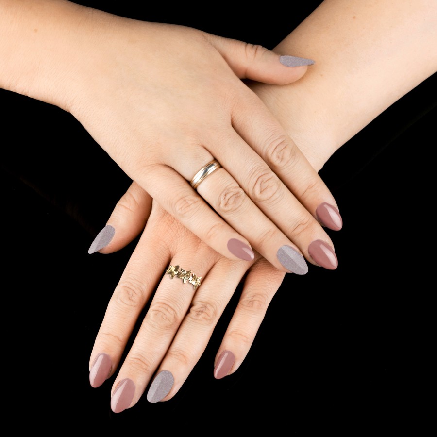 Beżowy lakier Hybrydowy LED/UV karmelowy manicure  | MANICA.PL