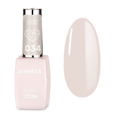 Manica Lakier hybrydowy LED/UV 10ml -  Creamy Cookie- 034