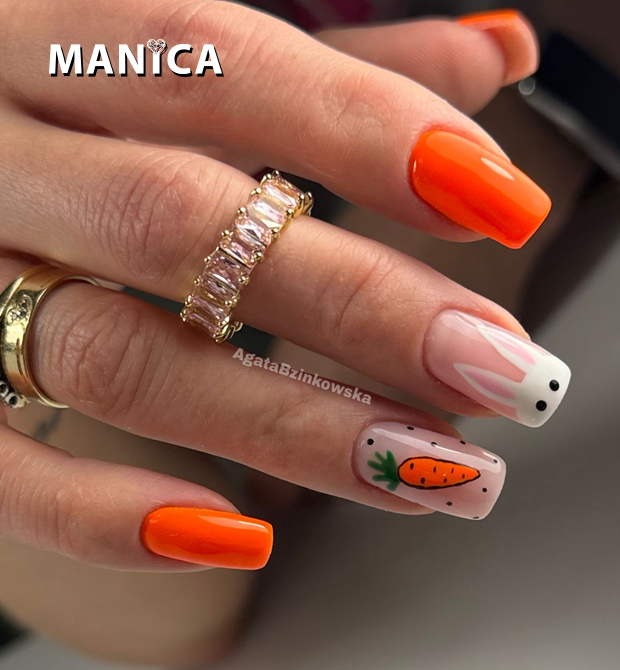 Pastelowa stylizacja paznokci