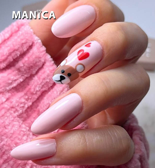 Czerwona stylizacja walentynkowa